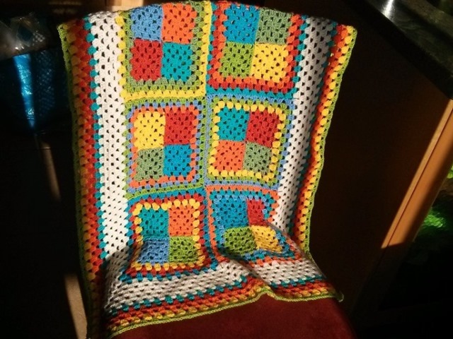 שמיכת גראני חדשה למתנה